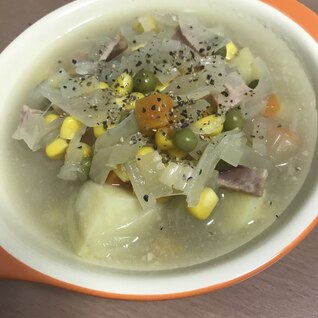 玉ねぎたっぷり☆トロトロ野菜スープ